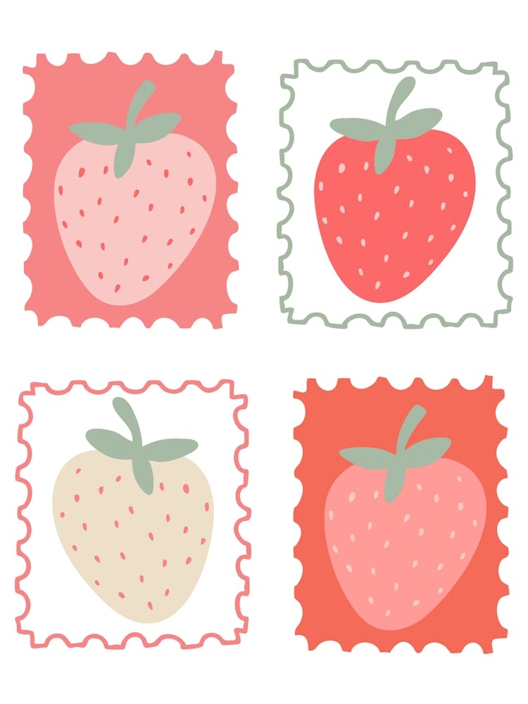 Strawberry Stamps