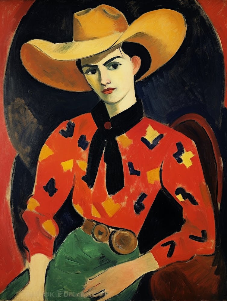 Matisse Inspired Fashion Cowgirl 2