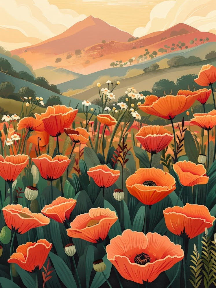 Poppies In The Field 16