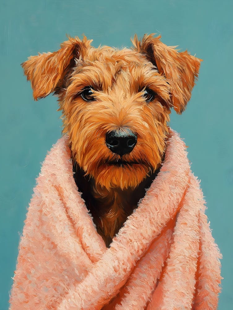 Terrier In Bath Towel 2