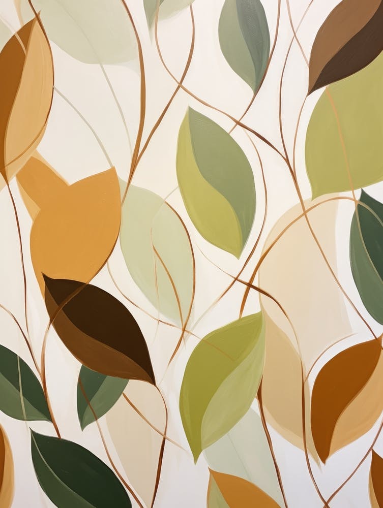 Abstract Leaves 5