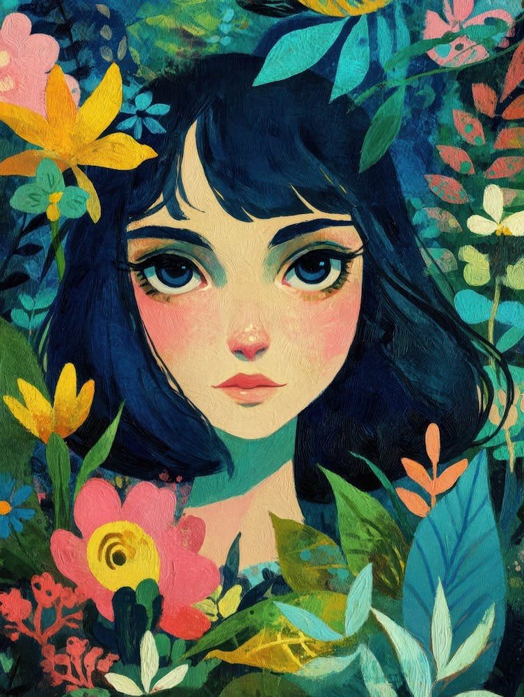 Girl In The Garden 4