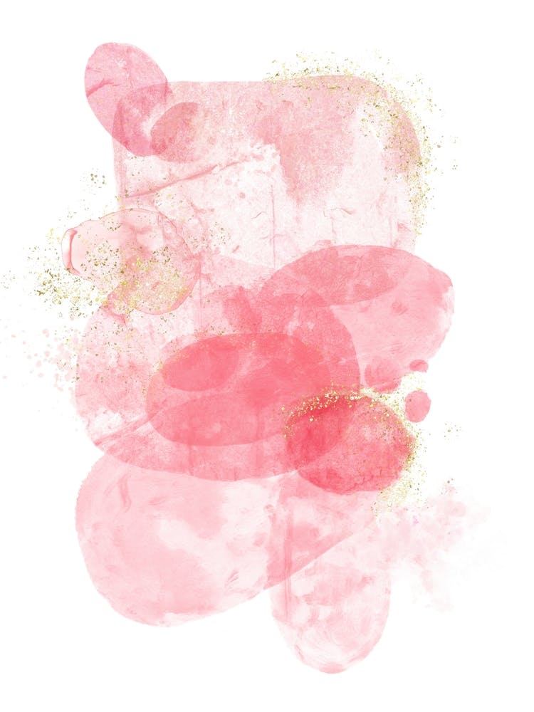 Aquarelle Abstraite Rose