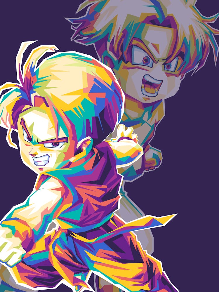 Anime Trunks Dragon Ball Wpap