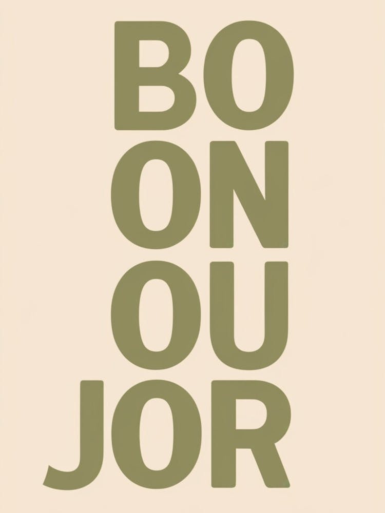 Bonjour 1