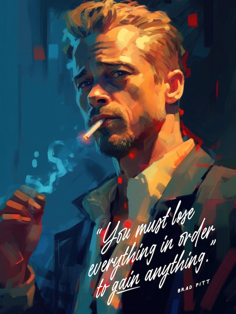Brad Pitt Art Quote