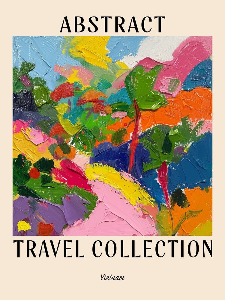 Abstract Travel Collection Poster Vietnam 4