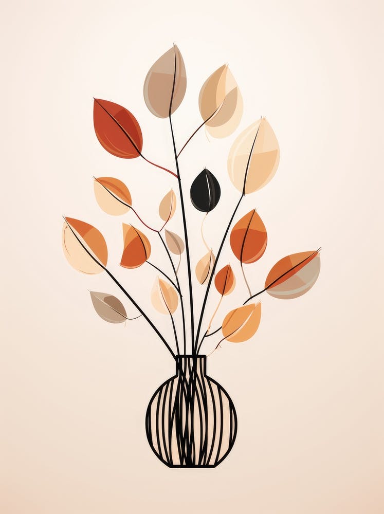 Autumn Leaves In A Vase 2