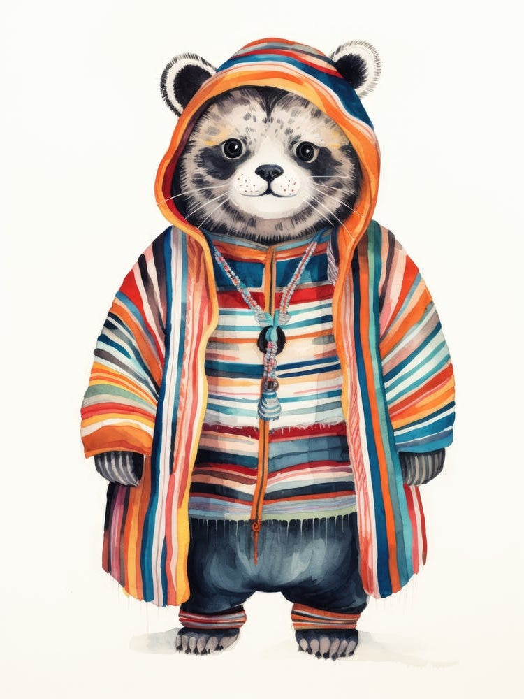 Raccoon Canvas Print