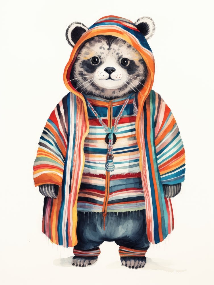 Raccoon Canvas Print