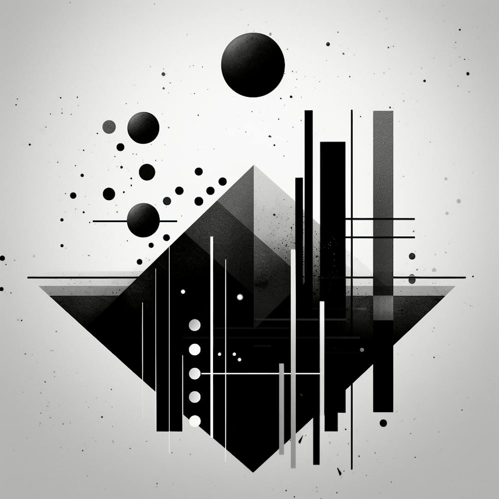 Abstract Black And White