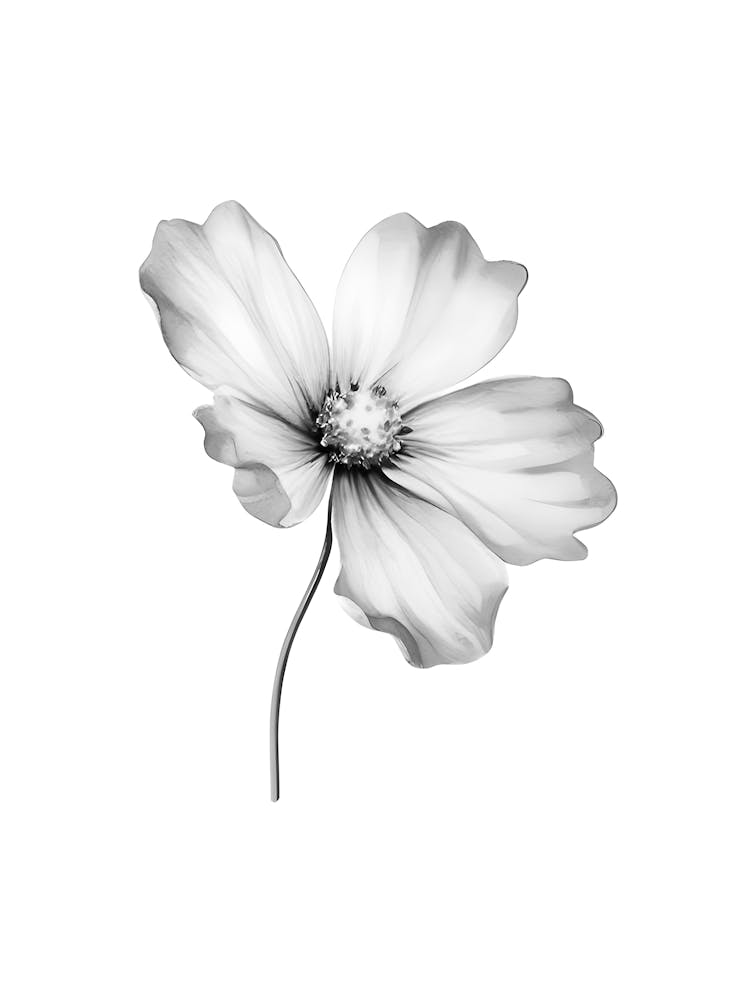 Black And White Flower 10