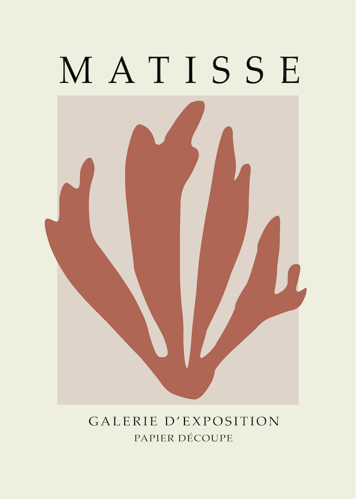Matisse Galerie D'exposition Papier Decoupe Minimalist artwork 4