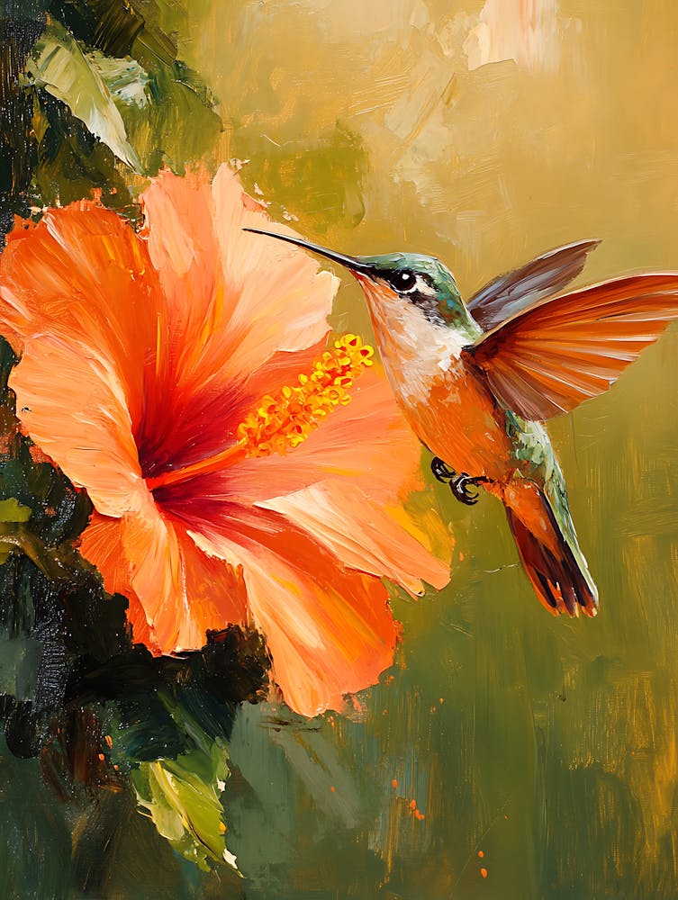 Hummingbird Loves Hibiscus 19