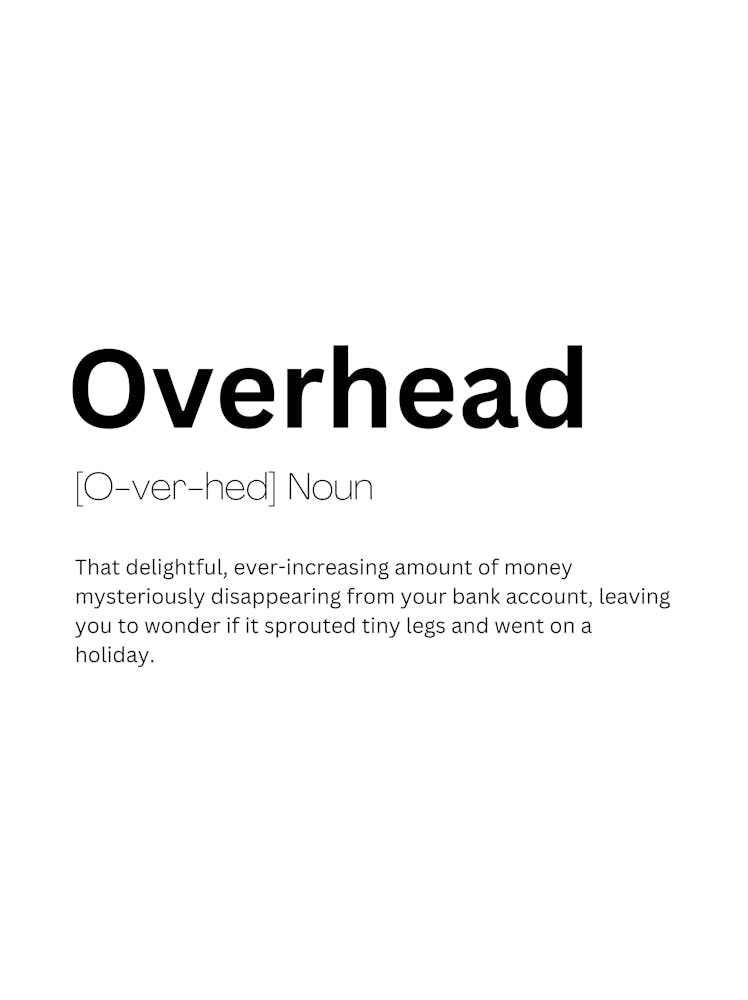 Overhead Definition Bedeutung
