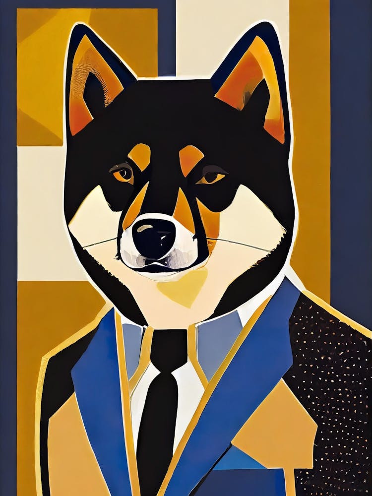 Shiba Inu Painting