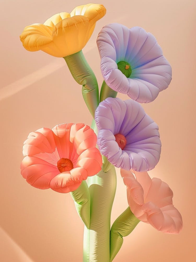 Dreamy Inflatable Flowers Hollyhock 3