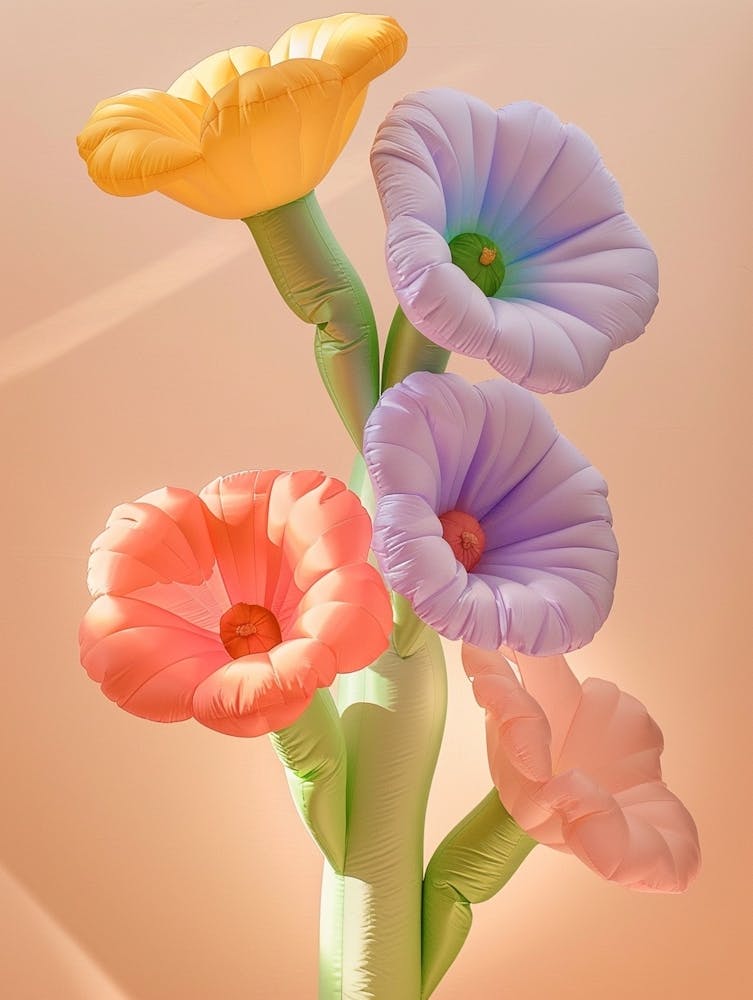 Dreamy Inflatable Flowers Hollyhock 3