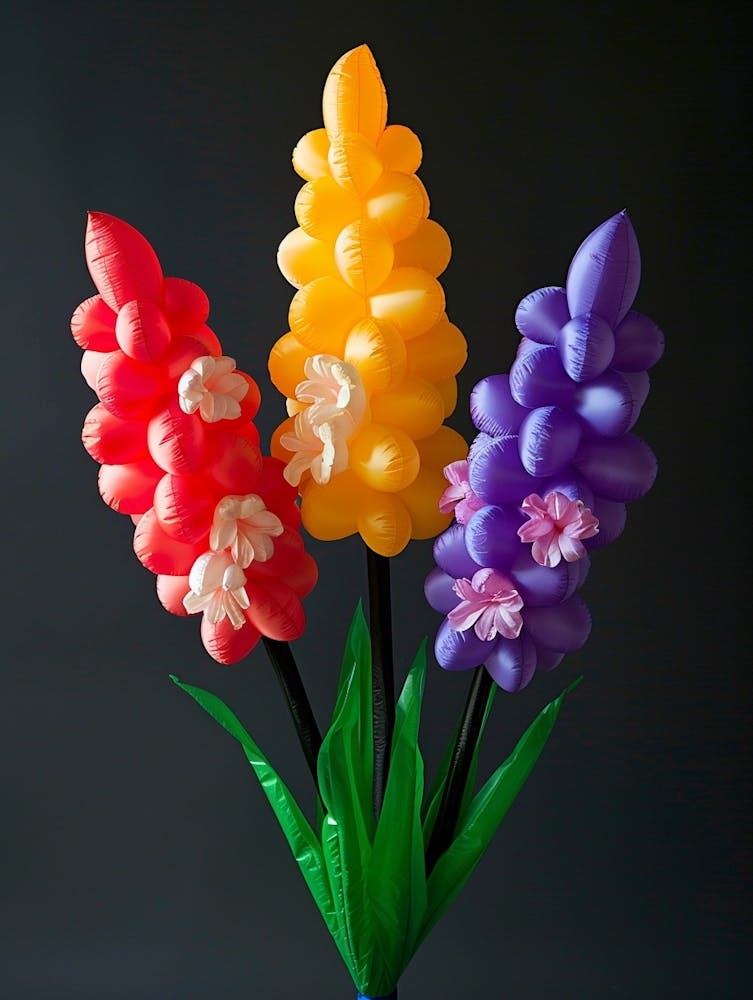Bright Inflatable Flowers Hyacinth 3