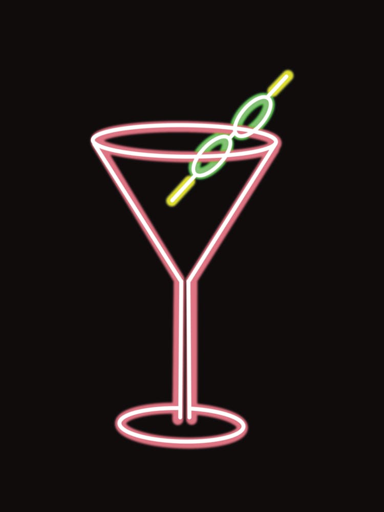 Neon Martini