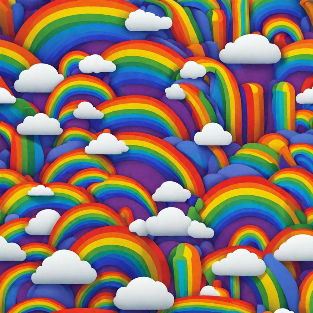 Rainbows And Clouds 1