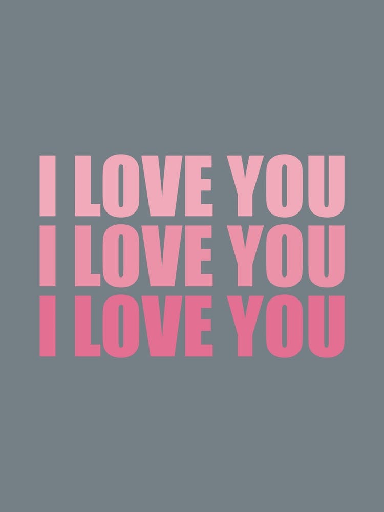 Ich Liebe Dich Dreimal Rosa