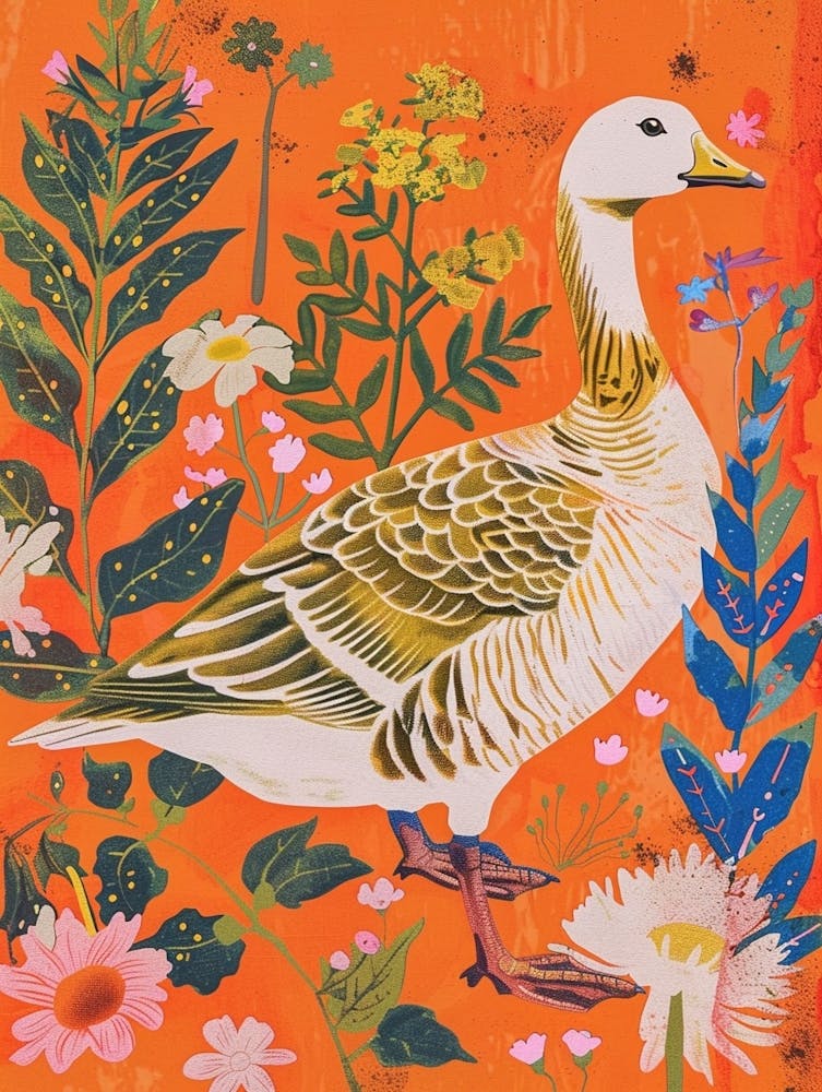 Spring Birds Goose 2
