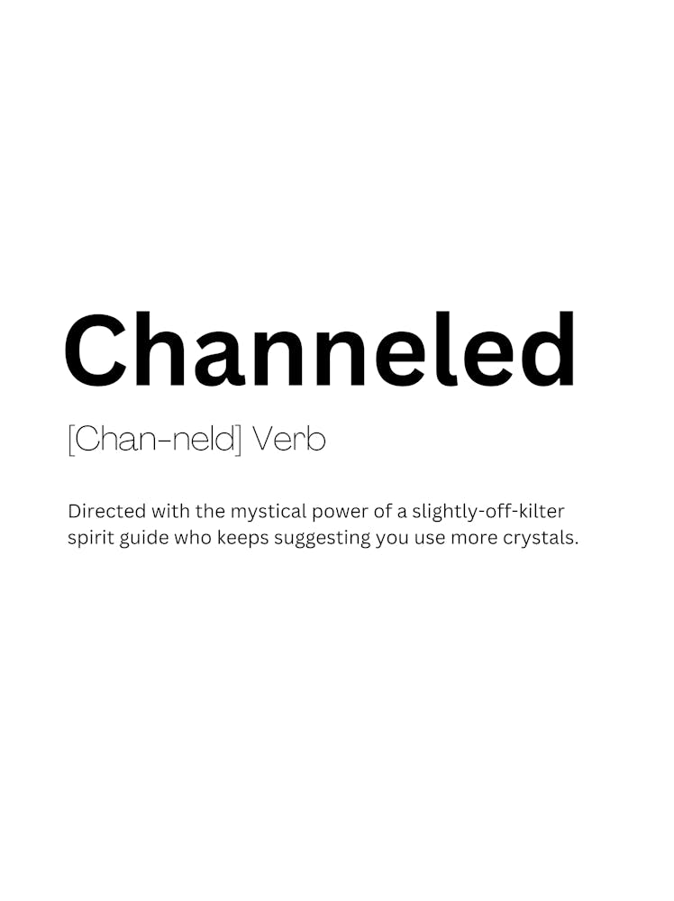 Channeled Definition Meaning 1
