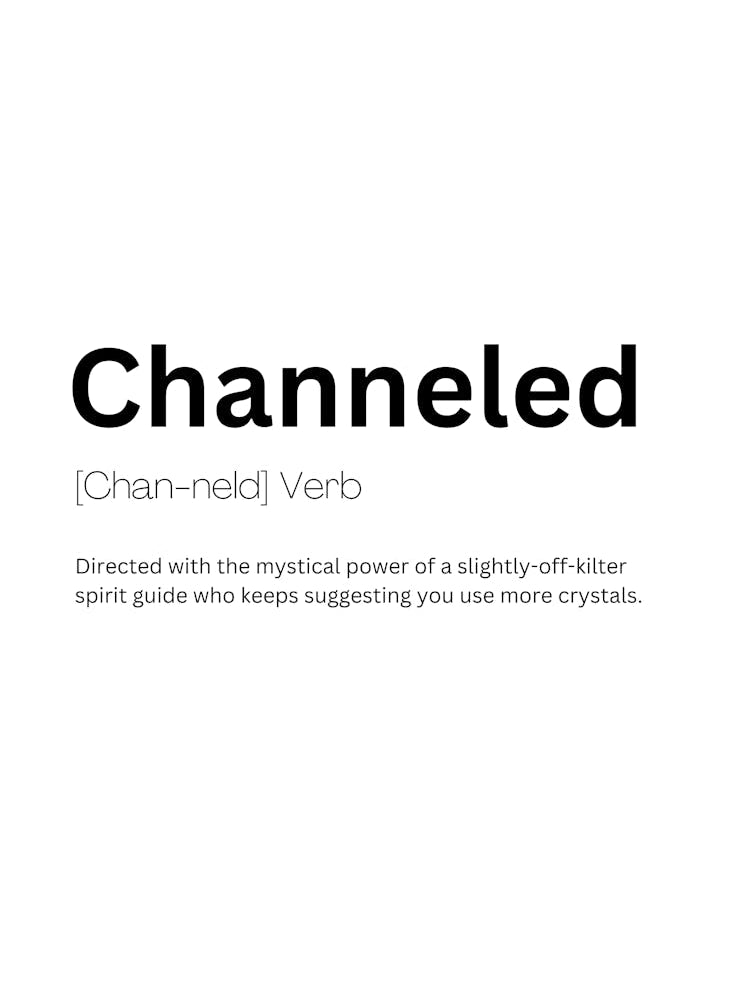 Channeled Definition Meaning 1