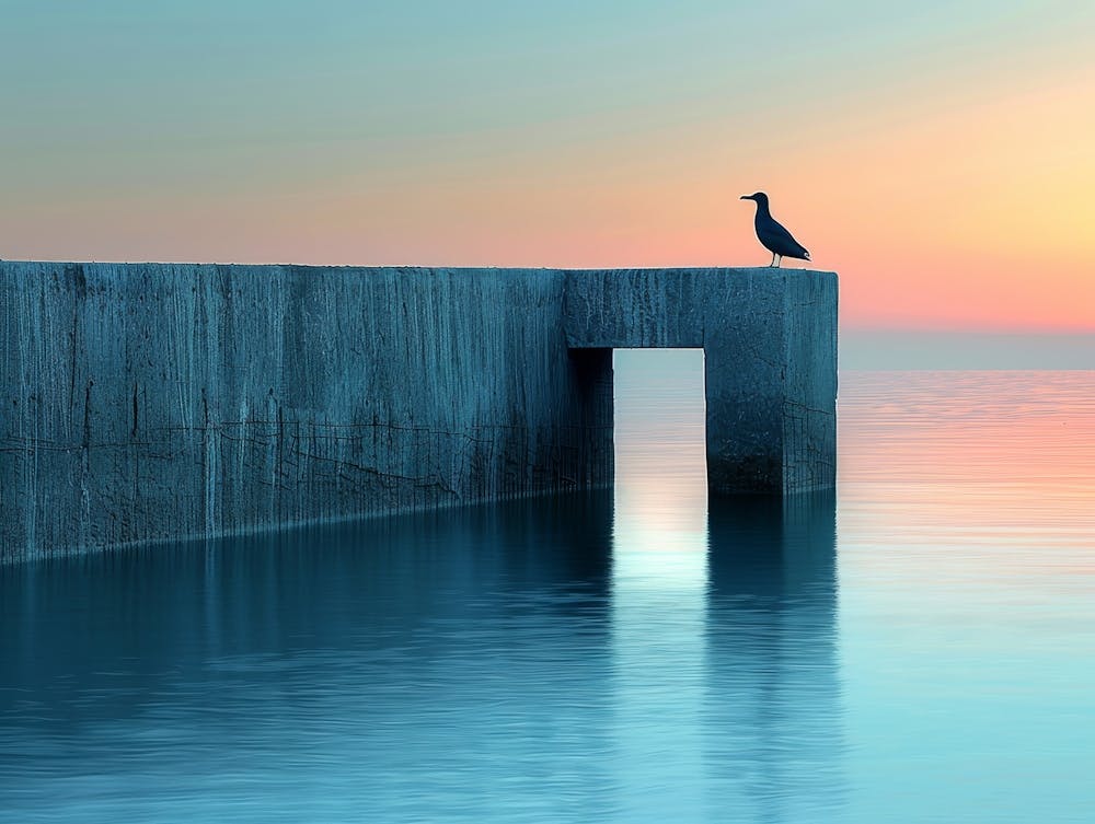 Bird On A Pier