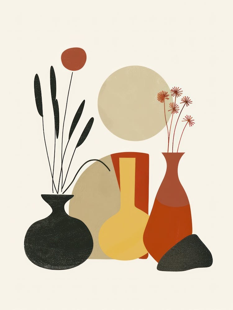 Abstract Vases And Objects 7