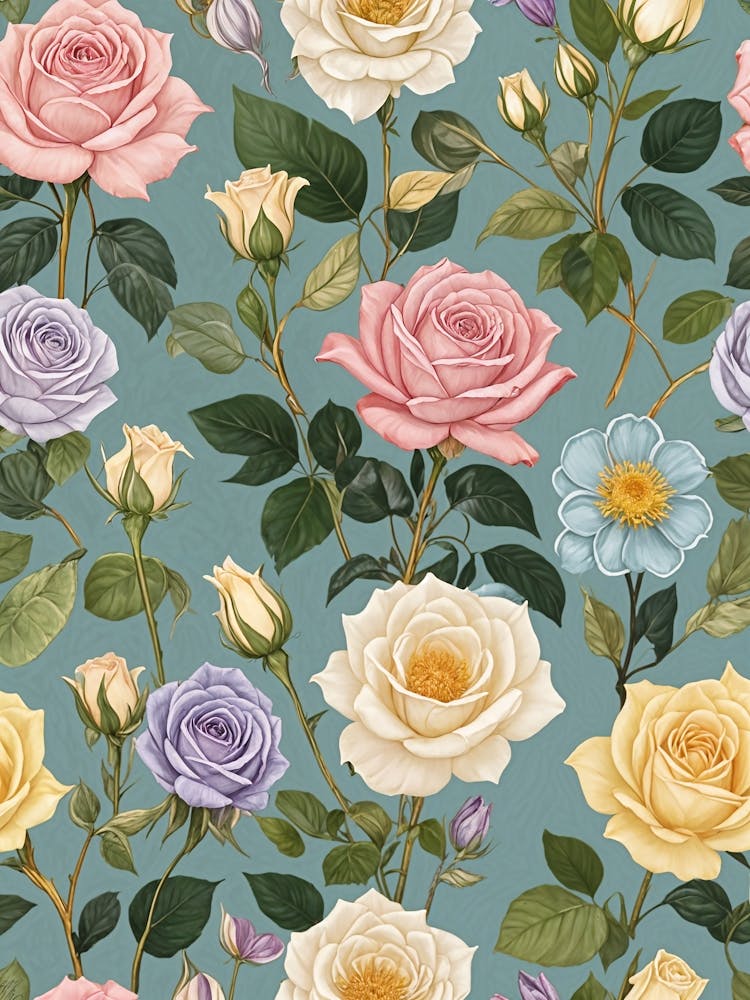 Pastel Rose Pattern