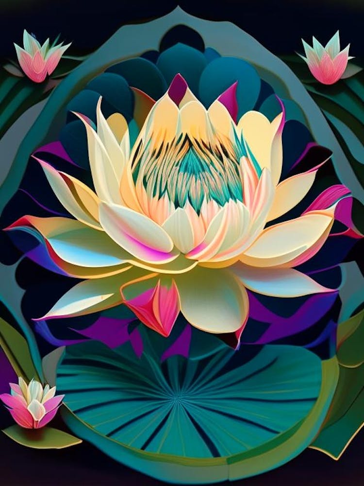 Sacred Lotus Fauvism Matisse 4