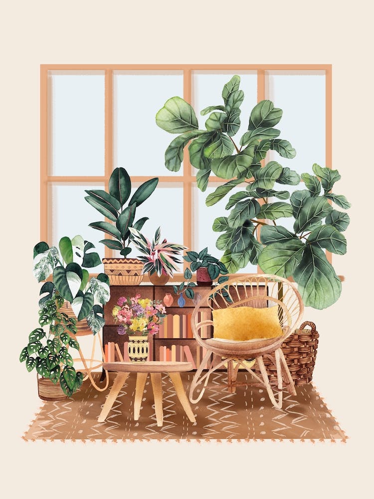 Boho Plant Room