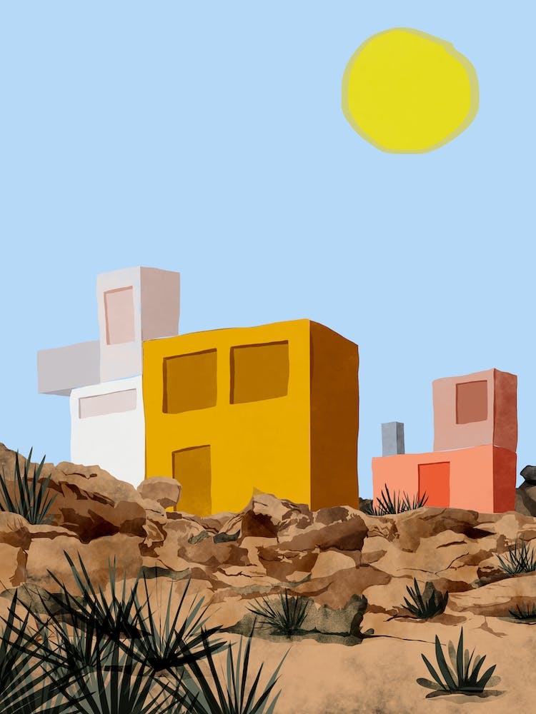 Cabin In The Desert