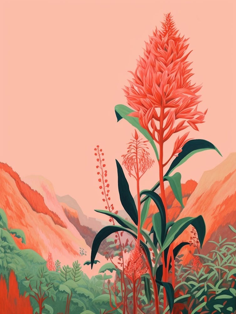 Boho Wildflower Painting Goats Beard 3