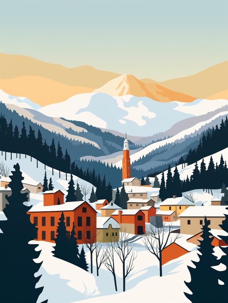 Andorra 2 Travel Illustration