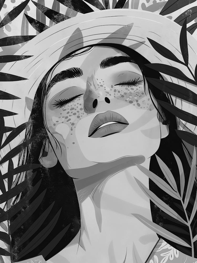 Fille Au Chapeau