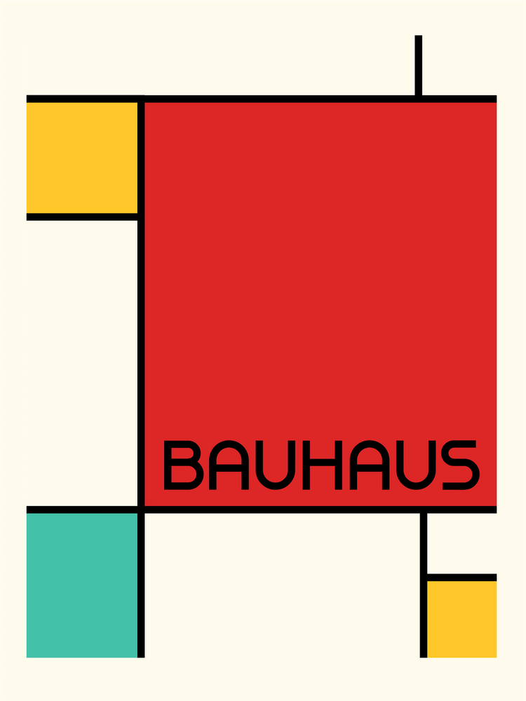 Bauhaus Geometric Minimalist 5