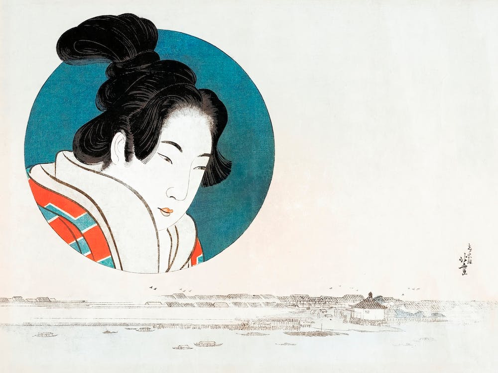Japanese Woman (1760 1849), Katsushika Hokusai 1