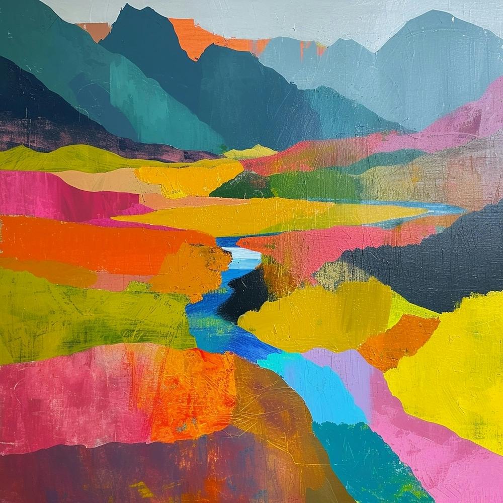 Abstract Travel Collection Kyrgyzstan 1