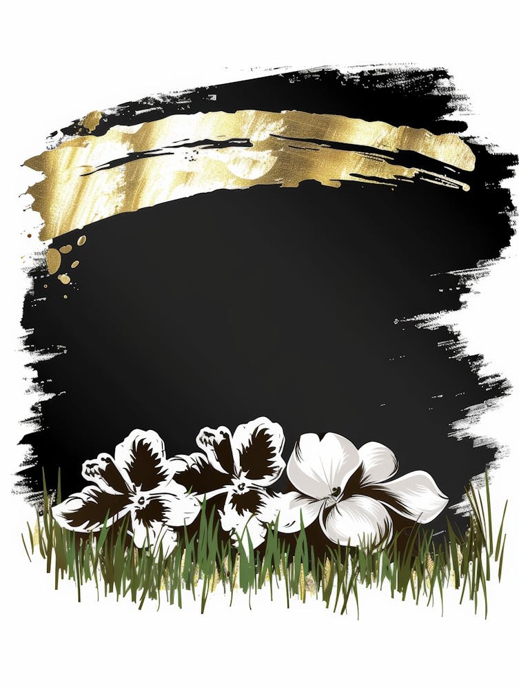 Black And Gold Painting 3