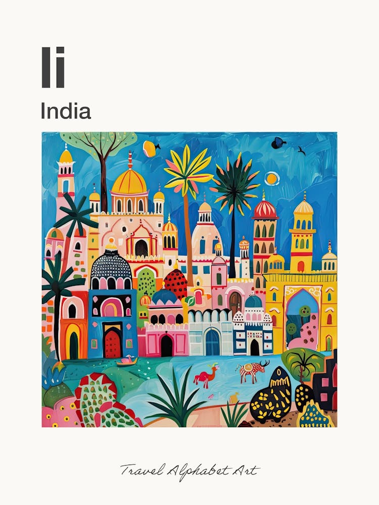 Kids Travel Alphabet  India 1