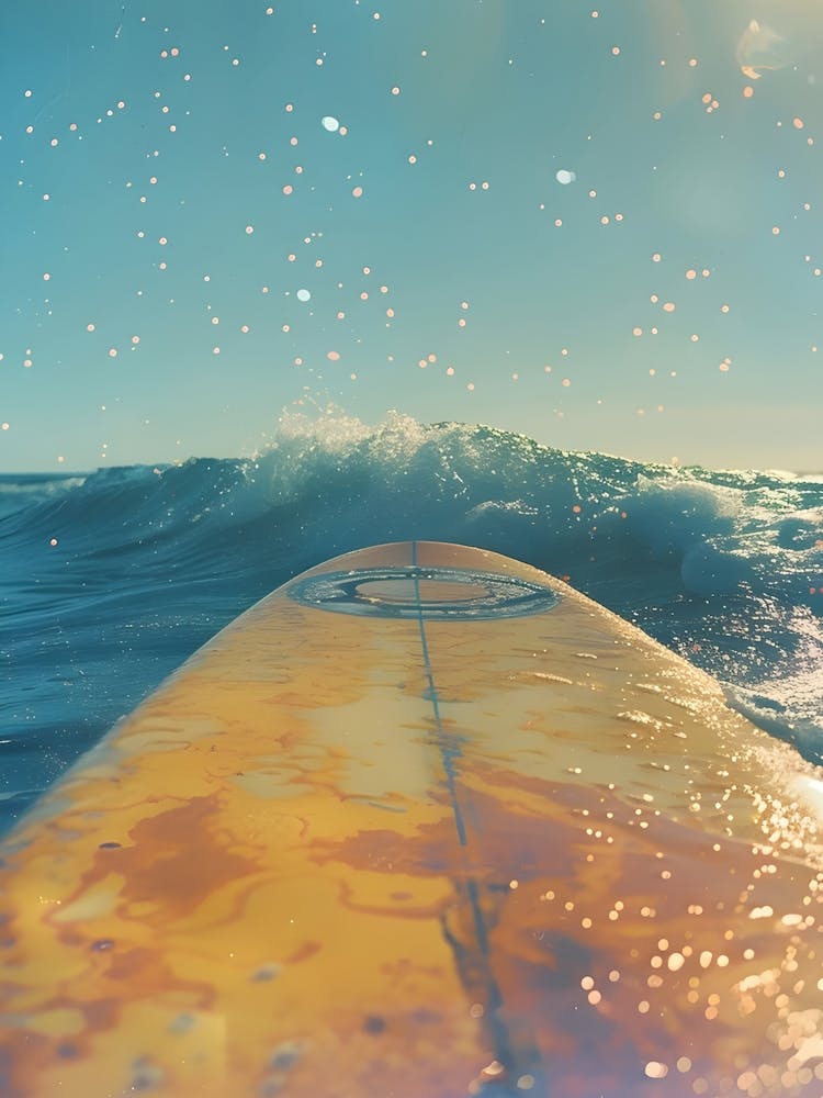 Surfboard In The Ocean