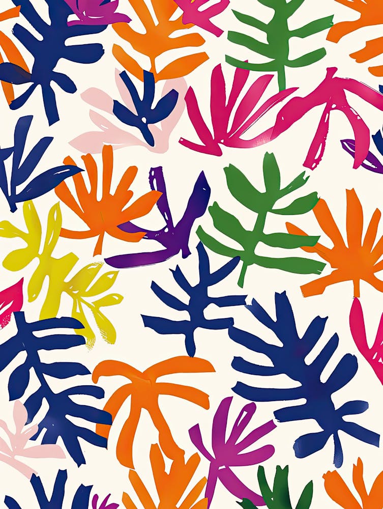 Leaf Harmony Matisse Style
