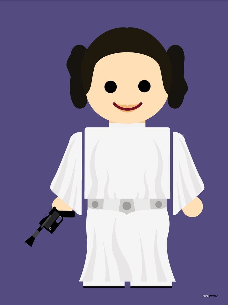 Toy Princess Leia