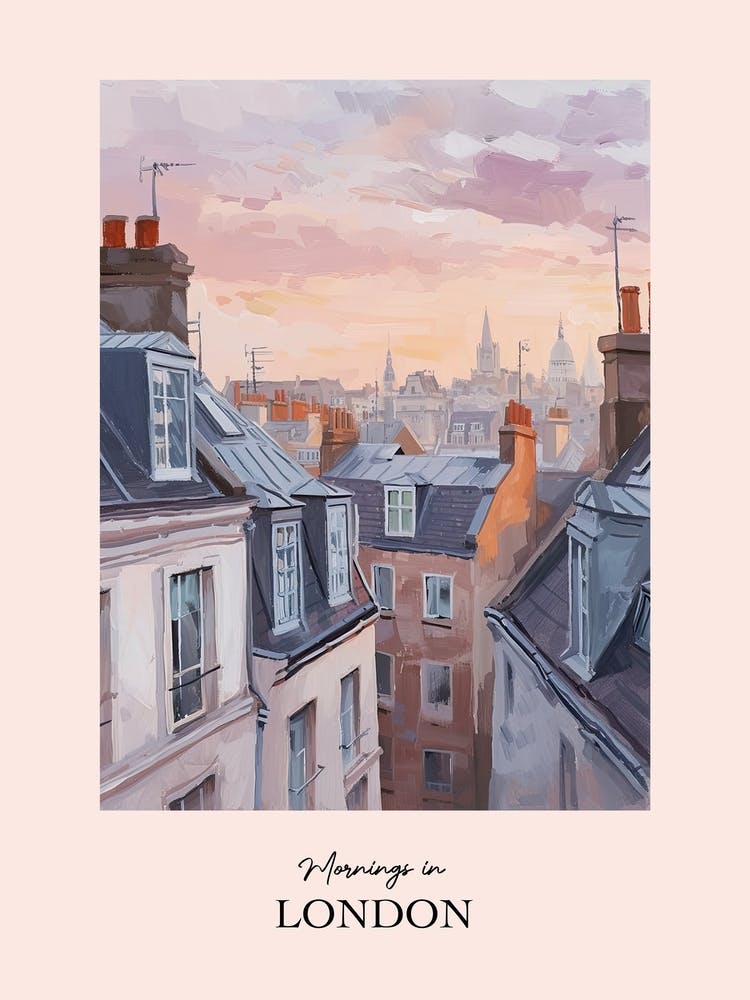 Mornings In London Rooftops Morning Skyline 1