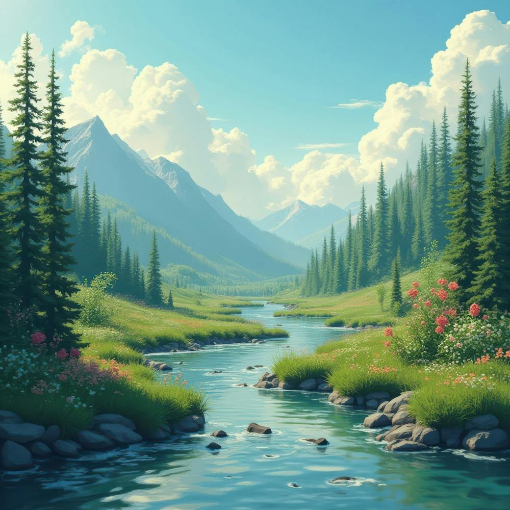 River In The Mountains 4