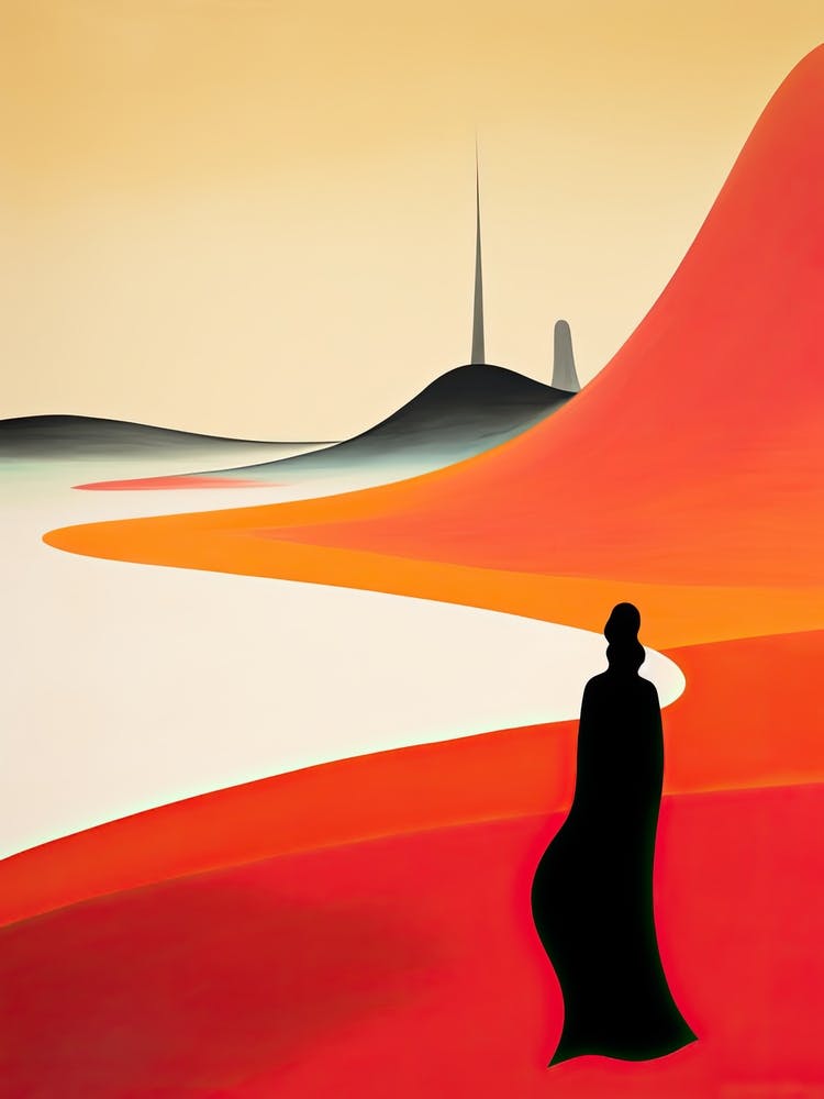 Cape Byron, Australia, Bold Outlines 3