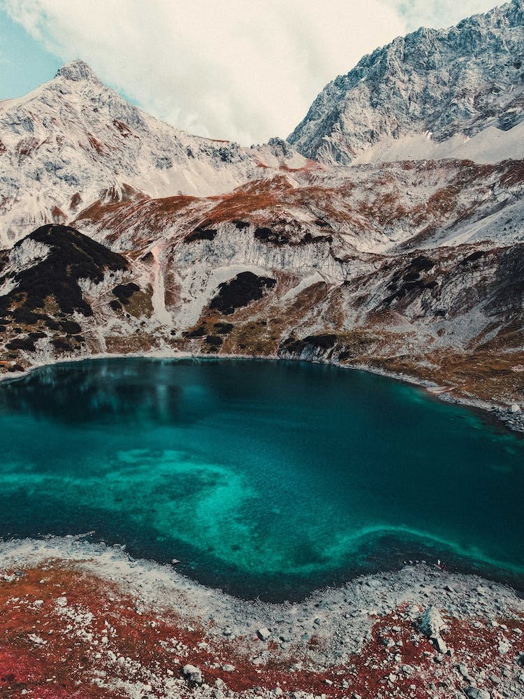 Sundown Near The Lake